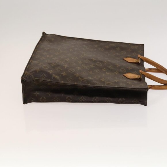 LOUIS VUITTON Monogram Sac Plat Hand Bag M51140 LV Auth yk17959 - Picture 5 of 16